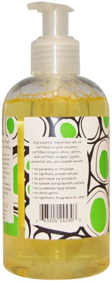 洗澡，美容，肥皂 - Indigo Wild, Zum Wash, Natural Liquid Soap for Hands and Body, Rosemary-Mint, 8 fl oz (225 ml)