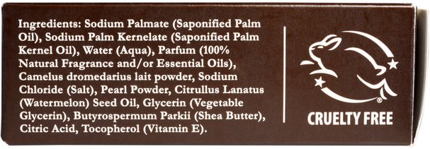 洗澡，美容，肥皂 - One with Nature, Triple Milled Face & Body Bar, Camel Milk Pearl Powder & Kalahari Melon Seed, 4 oz (113 g)