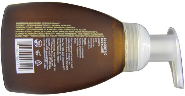 洗澡，美容，肥皂 - Pangea Organics, Hand Soap, Canadian Pine with White Sage, 8.4 fl oz (248 ml)