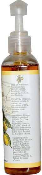 洗澡，美容，肥皂 - South of France, Lemon Verbena, Hand Wash with Soothing Aloe Vera, 8 oz (236 ml)