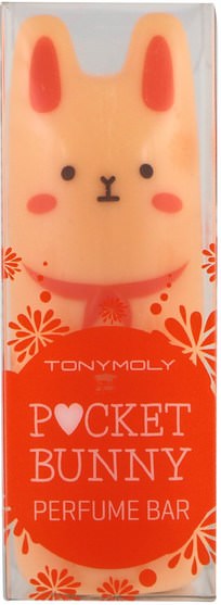 洗澡，美女 - Tony Moly, Pocket Bunny Perfume Bar, Juicy Bunny, 9 g