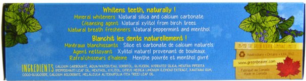 洗澡，美容，牙膏 - Green Beaver, Natural Toothpaste, Frosty Mint, 2.5 fl oz (75 ml)