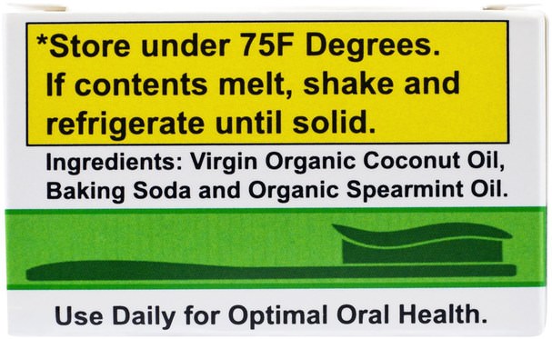 洗澡，美容，牙膏 - Greensations, Coconut Oil Toothpaste with Baking Soda & Spearmint Oil, 2 oz