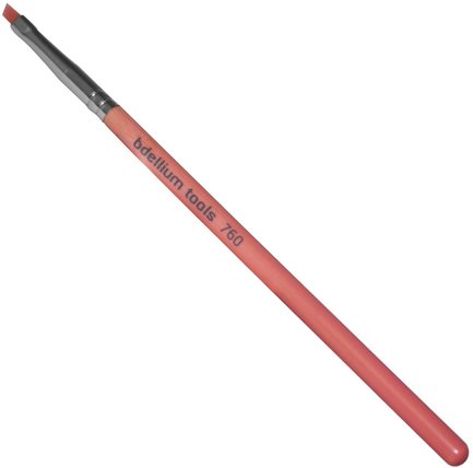Pink Bambu Series, Eyes 760, 1 Liner/Brow Brush by Bdellium Tools, 洗澡，美容，化妝工具，化妝刷 HK 香港
