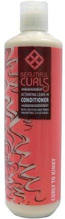 Activating Leave-In Conditioner, Curly to Kinky, 12 fl oz (350 ml) by Beautiful Curls, 洗澡，美容，頭髮，頭皮，洗髮水，護髮素，護髮素 HK 香港
