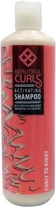 Shea Butter Activating Shampoo, Curly to Kinky, 12 oz (350 ml) by Beautiful Curls, 洗澡，美容，頭髮，頭皮，洗髮水，護髮素 HK 香港