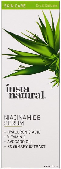 美容，抗衰老 - InstaNatural, Niacinamide Serum, 2 fl oz (60 ml)