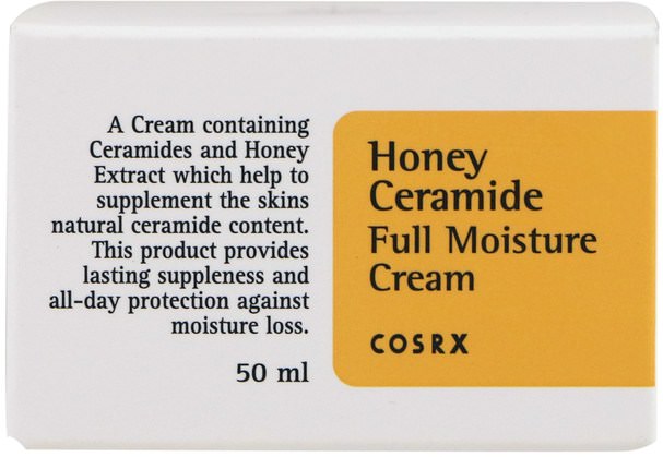 美容，面部護理 - Cosrx, Honey Ceramide Full Moisture Cream, 50 ml