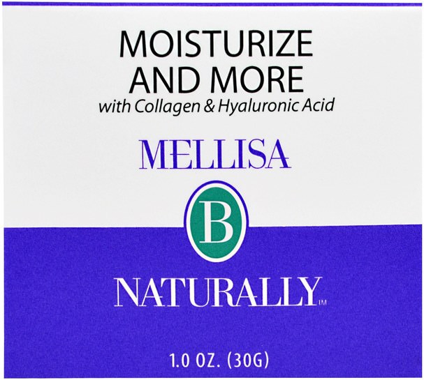 美容，面部護理，面霜，乳液 - Mellisa B. Naturally, Moisturize and More, 1.0 oz (30 g)