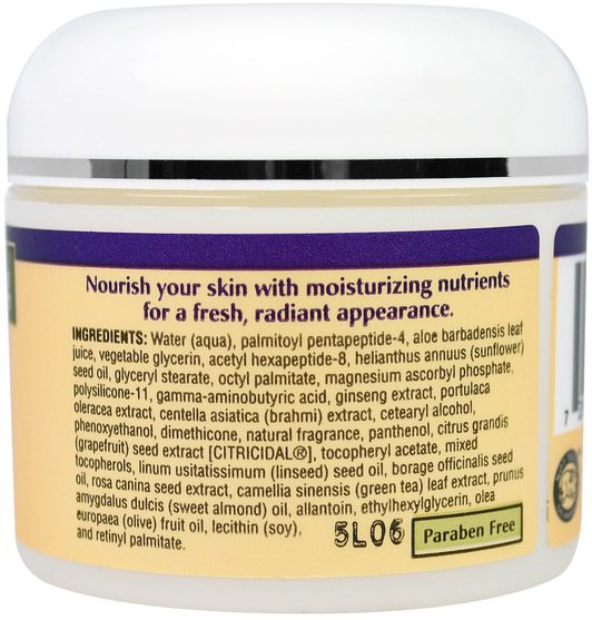 美容，面部護理，面霜，乳液 - NutriBiotic, Peptide Face Creme, Ultra-Hydrating, 2 oz (57 g)