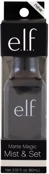 美容，面部護理 - E.L.F. Cosmetics, Matte Magic, Mist & Set, 2.02 oz (60 ml)