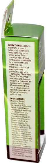 美容，面部護理，化妝，修飾棒遮瑕膏 - Desert Essence, Blemish Touch Stick.31 fl oz (9.3 ml)