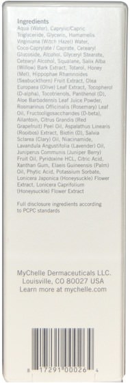 美容，面部護理，麥盧卡蜂蜜護膚，健康，粉刺，皮膚型粉刺容易出現皮膚 - MyChelle Dermaceuticals, Oil Free Grapefruit Lotion, Normal, 1 fl oz (30 ml)