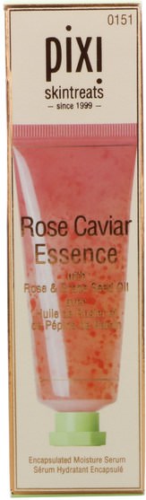 美容，面部護理 - Pixi Beauty, Rose Caviar Essence, 1.52 fl oz (45 ml)