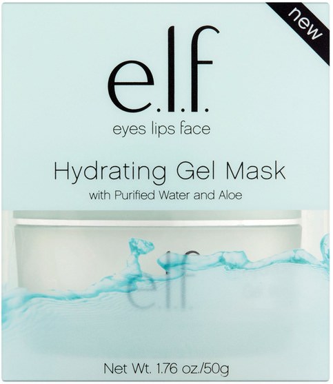 美容，面部護理，皮膚 - E.L.F. Cosmetics, Hydrating Gel Mask, 1.76 oz (50 g)