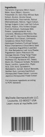 美容，面部護理，皮膚類型組合到油性皮膚，面霜乳液，血清 - MyChelle Dermaceuticals, Serums & Oils, Clear Skin Pore Refiner, Oily/Blemish, 1 fl oz (30 ml)