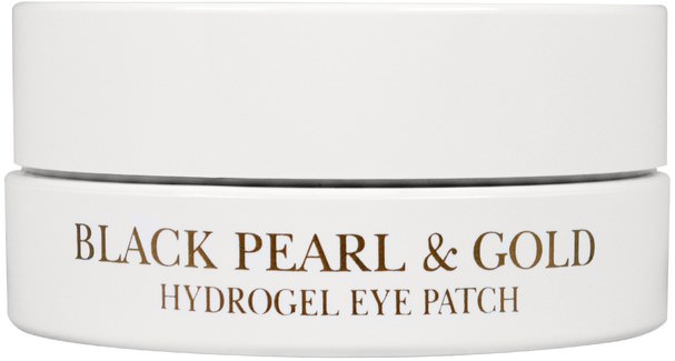 美容，面膜，面膜，浴 - Petitfee, Black Pearl & Gold Hydrogel Eye Patch, 60 Patches