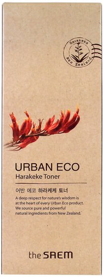 美容，面部調色劑，沐浴 - The Saem, Urban Eco, Harakeke Toner, 6.08 fl oz (180 ml)