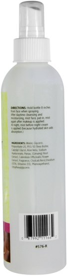 美容，面部調理，面部護理，皮膚類型正常至乾性皮膚 - Reviva Labs, Rosewater Facial Spray, for Normal to Dry Skin, 8 oz (236 ml)