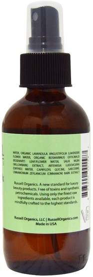 美容，面部調色劑 - Russell Organics, Willowbark Phyto Toner, 4 fl oz (120 ml)