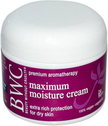 Maximum Moisture Cream, 2 oz (56 g) by Beauty Without Cruelty, 美容，面部護理，皮膚類型中性至乾性皮膚 HK 香港