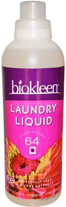 Laundry Liquid, Citrus Essence, 32 fl oz (946 ml) by Bio Kleen, 家，洗衣粉，洗澡，美容，肥皂 HK 香港
