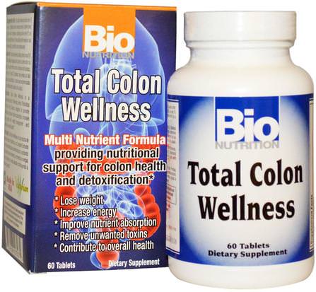 Total Colon Wellness, 60 Tablets by Bio Nutrition, 健康，排毒，結腸清洗 HK 香港
