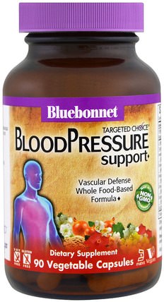 Targeted Choice, Blood Pressure Support, 90 Veggie Caps by Bluebonnet Nutrition, 補品，礦物質，鎂 HK 香港