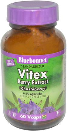 Vitex Berry Extract, 60 Veggie Caps by Bluebonnet Nutrition, 草藥，純潔的漿果 HK 香港