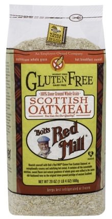 Scottish Oatmeal, Gluten Free, 20 oz (566 g) by Bobs Red Mill, 食品，食品，燕麥燕麥片 HK 香港