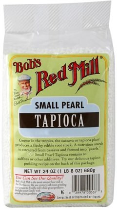 Small Pearl Tapioca, 24 oz (680 g) by Bobs Red Mill, 食品，烘焙食品，烘焙助劑 HK 香港