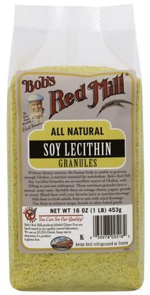 Soy Lecithin Granules, 16 oz (453 g) by Bobs Red Mill, 食品，麵粉和混合物，豆製品 HK 香港