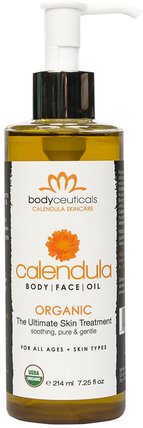 Organic Calendula, 7.25 fl oz (214 ml) by Bodyceuticals Calendula Skincare, 美容，面部護理，皮膚 HK 香港