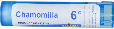 Single Remedies, Chamomilla, 6C, 80 Pellets by Boiron, 感冒和流感，孩子們 HK 香港