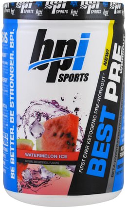 Best Pre Workout, Watermelon Ice, 11.11 oz (315 g) by BPI Sports, 健康，能量，運動 HK 香港