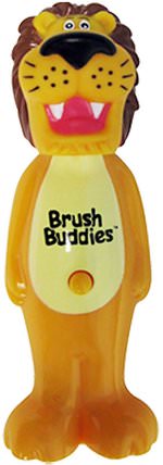 Poppin, Rickie Lion, Soft, 1 Toothbrush by Brush Buddies, 兒童健康，嬰兒口腔護理，兒童和嬰兒牙刷 HK 香港