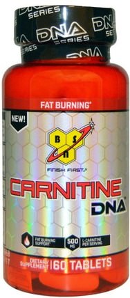 Carnitine DNA, 500 mg, 60 Tablets by BSN, 補充劑，氨基酸，左旋肉鹼，左旋肉鹼，減肥，飲食，脂肪燃燒器 HK 香港