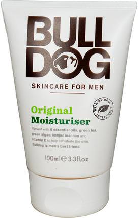 Moisturizer, Original, 3.3 fl oz (100 ml) by Bulldog Skincare For Men, 洗澡，美容，男士個人護理 HK 香港