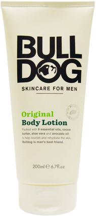 Original Body Lotion, 6.7 fl oz (200 ml) by Bulldog Skincare For Men, 美容，男士護膚，潤膚露 HK 香港