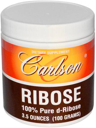 Ribose, 3.53 oz (100 g) by Carlson Labs, 運動，核糖 HK 香港