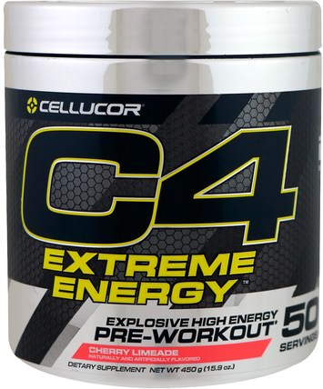 C4 Extreme Energy, Pre-Workout, Cherry Limeade, 15.9 oz (450 g) by Cellucor, 健康，能量，運動 HK 香港