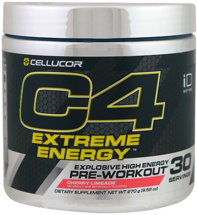 C4 Extreme Energy, Pre-Workout, Cherry Limeade, 9.52 oz (270 g) by Cellucor, 健康，能量，運動 HK 香港