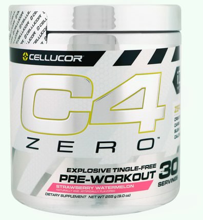 C4 Zero, Pre-Workout, Strawberry Watermelon, 9.0 oz (255 g) by Cellucor, 健康，能量，運動 HK 香港