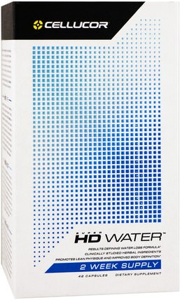 Super HD Water, 42 Capsules by Cellucor, 減肥，飲食，補品 HK 香港