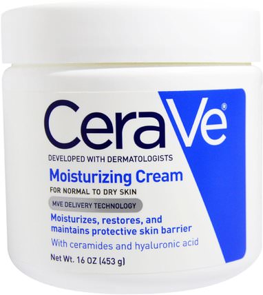 Moisturizing Cream, 16 oz (453 g) by CeraVe, 美容，面部護理，面霜，乳液，沐浴，護手霜 HK 香港
