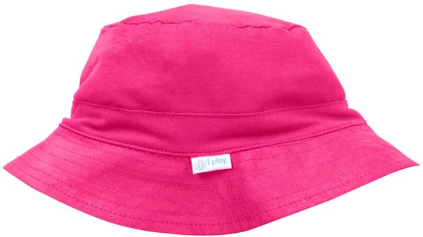 兒童健康，嬰兒，兒童，iplay太陽鏡 - iPlay Reversible Bucket Hat, 9-18 Months, Hot Pink/Light Pink