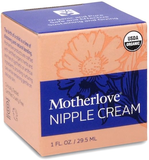 兒童健康，嬰兒餵養，母乳喂養，兒童食品 - Motherlove, Nipple Cream, 1 oz (29.5 ml)