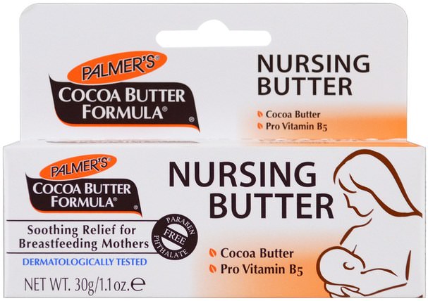 兒童健康，嬰兒餵養，母乳喂養 - Palmers, Cocoa Butter Formula, Nursing Butter, 1.1 oz (30 g)