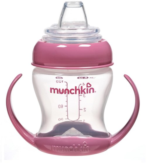 兒童健康，兒童食品，嬰兒餵養，吸管杯 - Munchkin, Flexi Transition Cup, 1 Cup, 4 oz (118 ml)