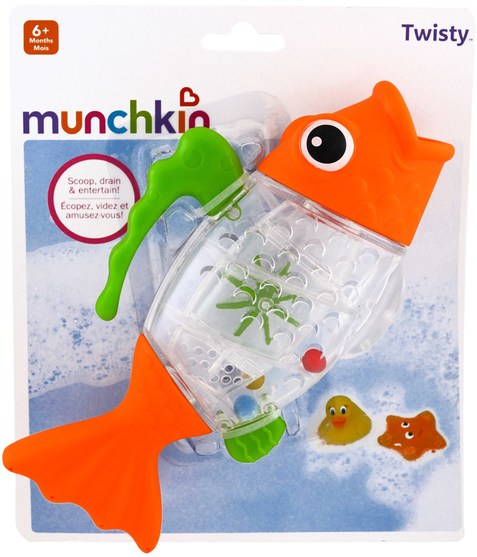 兒童健康，兒童玩具 - Munchkin, Twisty Fish, 6+ Months, 1 Piece